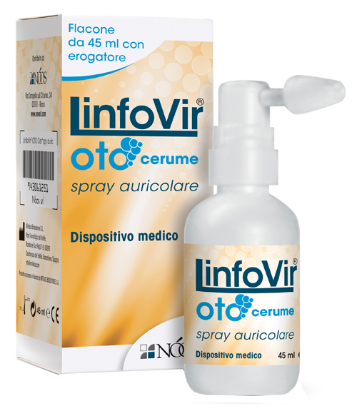 LINFOVIR OTO CERUME SPRAY AURICOLARE 45 ML - Farmacia Artemisia di Montecuollo Dott. Angelo snc