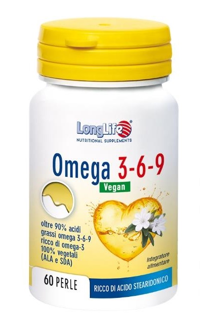 LONGLIFE OMEGA 3-6-9 VEGAN 750 MG 60 PERLE VEGETALI - Farmacia Artemisia di Montecuollo Dott. Angelo snc