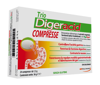 TRIO DIGERACID 24 COMPRESSE - Farmacia Artemisia di Montecuollo Dott. Angelo snc