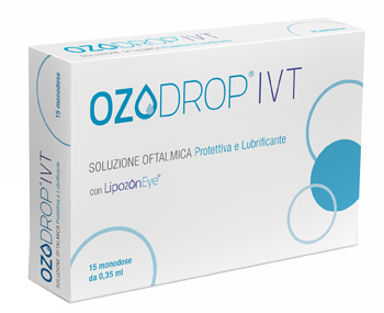 OZODROP IVT SOLUZIONE OFTALMICA BASE DI OLIO OZONIZZATO IN FOSFOLIPIDI 15 FLACONCINI MONODOSE DA 0,35 ML - Farmacia Artemisia di Montecuollo Dott. Angelo snc
