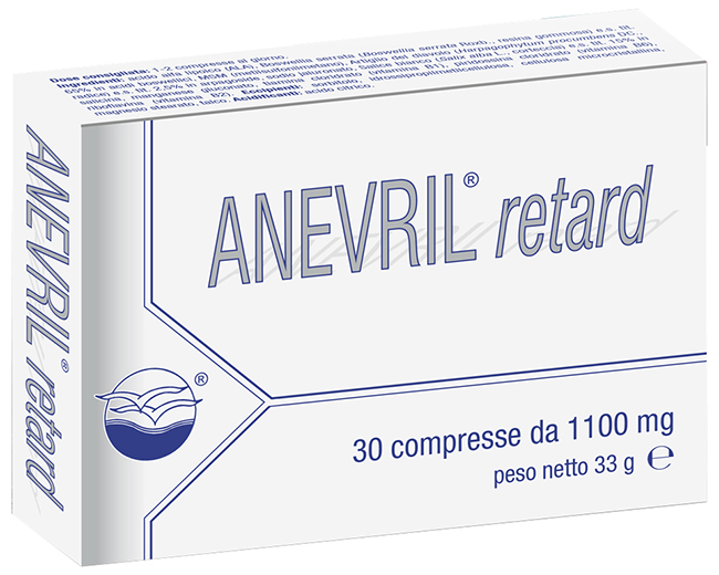 ANEVRIL RETARD 30 COMPRESSE - Farmacia Artemisia di Montecuollo Dott. Angelo snc