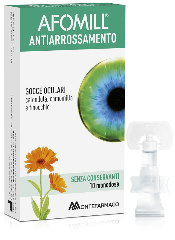 AFOMILL ANTIARROSSAMENTO SENZA CONSERVANTI 10 FIALE DA 0,5 ML - Farmacia Artemisia di Montecuollo Dott. Angelo snc