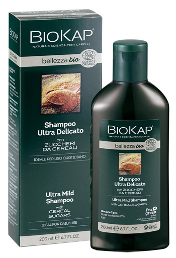 BIOKAP BELLEZZA BIO SHAMPOO ULTRA DELICATO COSMOS ECOCERT 200 ML BIOSLINE - Farmacia Artemisia di Montecuollo Dott. Angelo snc