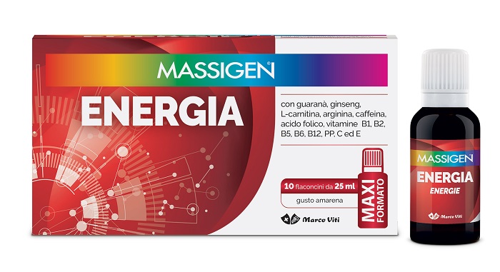 MASSIGEN ENERGIA 10 FLACONI DA 25 ML - Farmacia Artemisia di Montecuollo Dott. Angelo snc