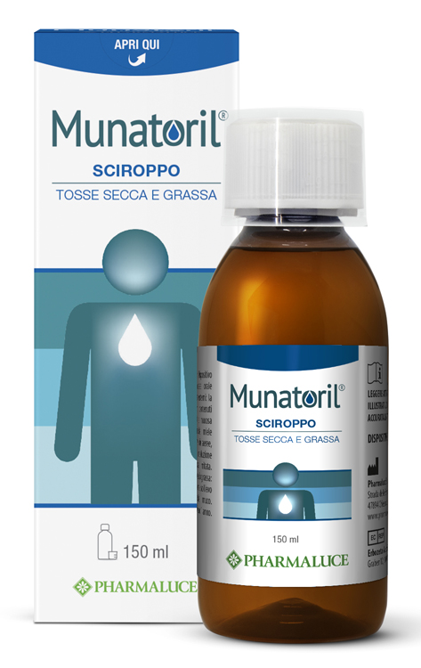 MUNATORIL SCIROPPO TOSSE SECCA E GRASSA 150 ML - Farmacia Artemisia di Montecuollo Dott. Angelo snc