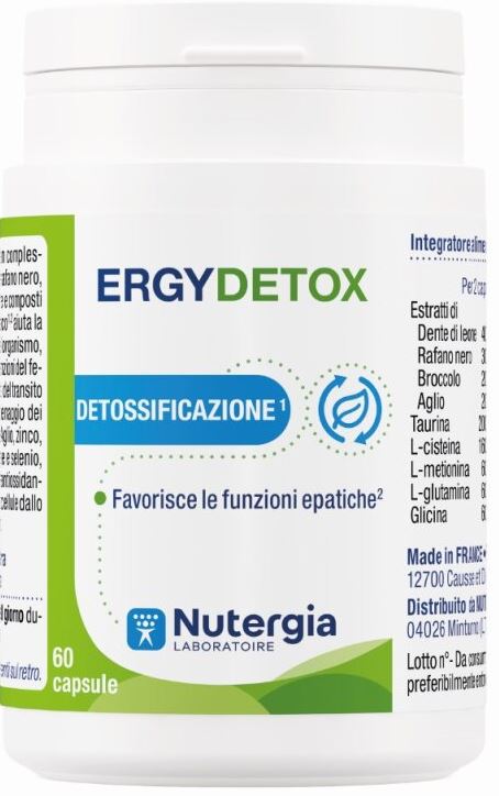 ERGYDETOX 60 CAPSULE - Farmacia Artemisia di Montecuollo Dott. Angelo snc
