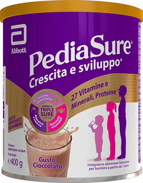 PEDIASURE CRESCITA&SVILUPPO CIOCCOLATO 850 G - Farmacia Artemisia di Montecuollo Dott. Angelo snc