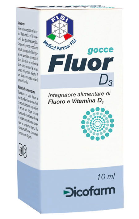 FLUOR D3 GOCCE 10 ML - Farmacia Artemisia di Montecuollo Dott. Angelo snc