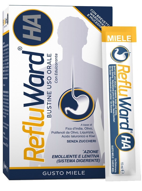 REFLUWARD HA 20 STICK X 15 ML GUSTO MIELE - Farmacia Artemisia di Montecuollo Dott. Angelo snc