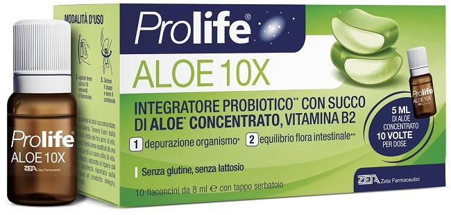 PROLIFE ALOE 10 FLACONI X 8 ML - Farmacia Artemisia di Montecuollo Dott. Angelo snc