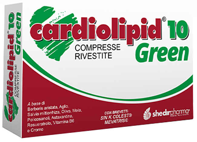 CARDIOLIPID 10 GREEN 30 COMPRESSE RIVESTITE - Farmacia Artemisia di Montecuollo Dott. Angelo snc