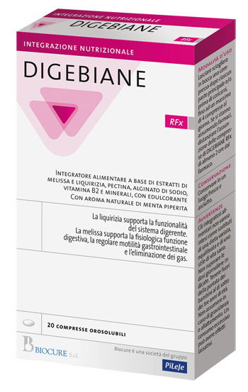 DIGEBIANE RFX 20 COMPRESSE - Farmacia Artemisia di Montecuollo Dott. Angelo snc