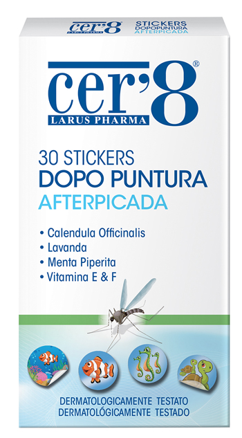 CER'8 STICKERS DOPO PUNTURA 30 PEZZI - Farmacia Artemisia di Montecuollo Dott. Angelo snc