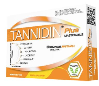 TANNIDIN PLUS 30 COMPRESSE MASTICABILI - Farmacia Artemisia di Montecuollo Dott. Angelo snc