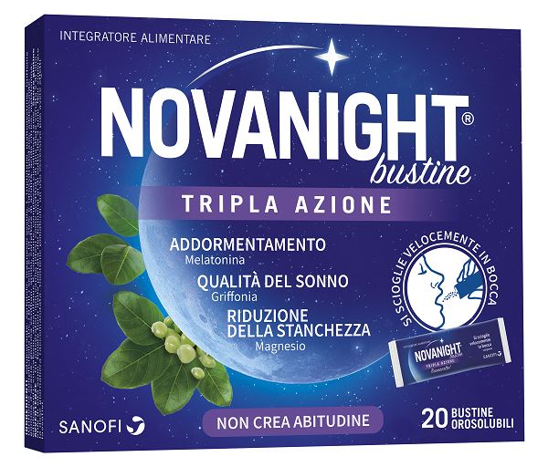 NOVANIGHT 20 BUSTINE TRIPLA AZIONE - Farmacia Artemisia di Montecuollo Dott. Angelo snc