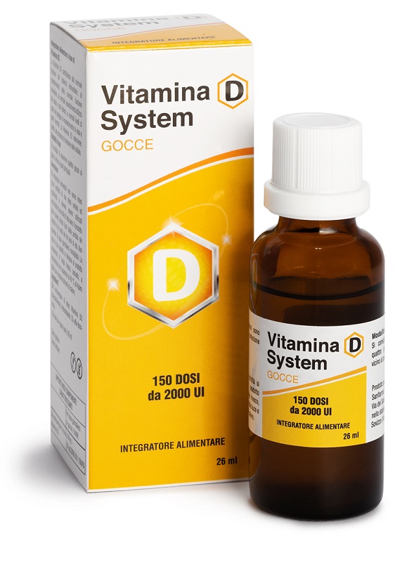 VITAMINA D SYSTEM GOCCE 150 DOSI DA 2000 UI 26 ML - Farmacia Artemisia di Montecuollo Dott. Angelo snc