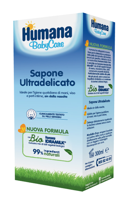 HUMANA BABY CARE SAPONE LIQUIDO 300 ML - Farmacia Artemisia di Montecuollo Dott. Angelo snc