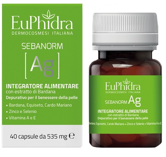EUPHIDRA SEBANORM AG 40 CAPSULE - Farmacia Artemisia di Montecuollo Dott. Angelo snc