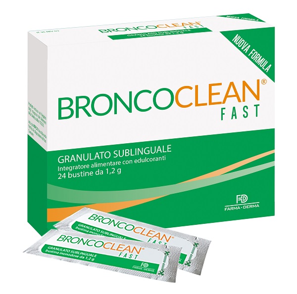 BRONCOCLEAN FAST GRANULATO SUBLINGUALE 24 BUSTINE - Farmacia Artemisia di Montecuollo Dott. Angelo snc