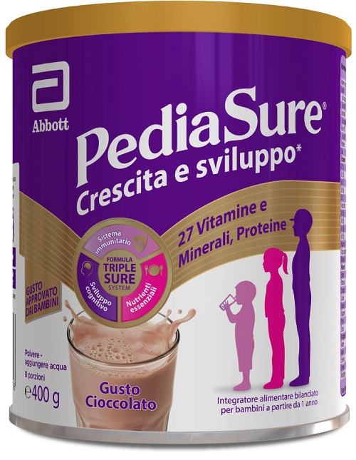 PEDIASURE CRESCITA&SVILUPPO CIOCCOLATO 400 G - Farmacia Artemisia di Montecuollo Dott. Angelo snc