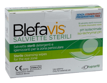 BLEFAVIS SALVIETTE STERILI 18 PEZZI - Farmacia Artemisia di Montecuollo Dott. Angelo snc