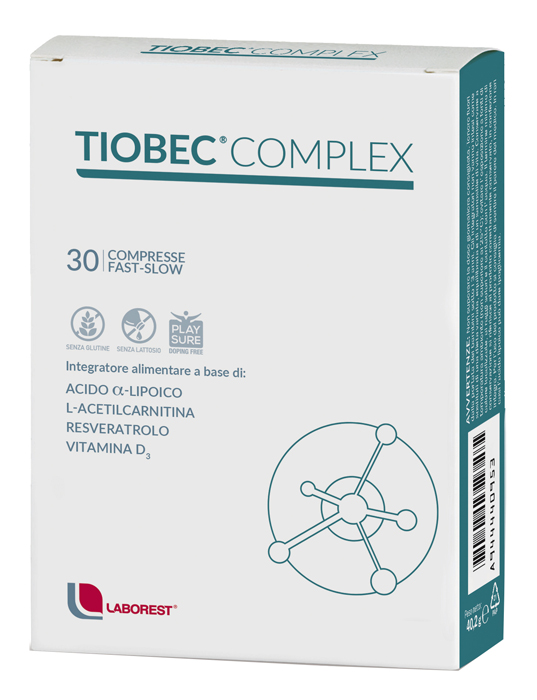 TIOBEC COMPLEX 30 COMPRESSE FAST SLOW - Farmacia Artemisia di Montecuollo Dott. Angelo snc