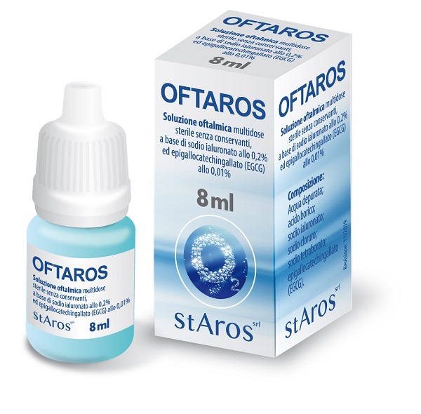 OFTAROS SOLUZIONE OFTALMICA 8 ML - Farmacia Artemisia di Montecuollo Dott. Angelo snc