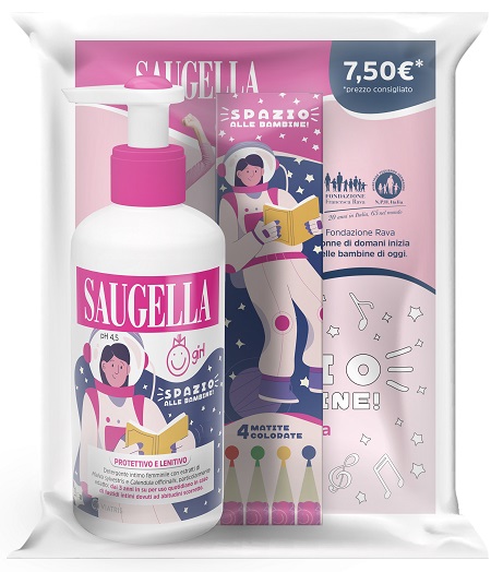 SAUGELLA GIRL + GADGET PROMOZIONE COSTITUITA DA UN BUNDLE COMPOSTO DA PRODOTTO GIRL 200 ML + IN OMAGGIO MATITE COLORATE - Farmacia Artemisia di Montecuollo Dott. Angelo snc