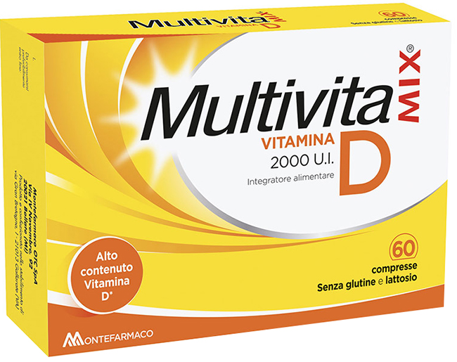 MULTIVITAMIX VITAMINA D 2000 UI 60 COMPRESSE - Farmacia Artemisia di Montecuollo Dott. Angelo snc