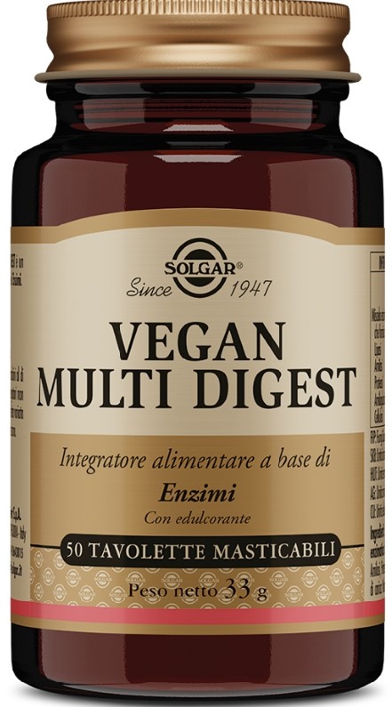 VEGAN MULTI DIGEST 50 TAVOLETTE MASTICABILI - Farmacia Artemisia di Montecuollo Dott. Angelo snc