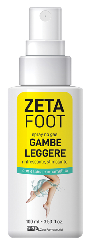ZETAFOOT SPRAY NO GAS GAMBE LEGGERE 100 ML - Farmacia Artemisia di Montecuollo Dott. Angelo snc