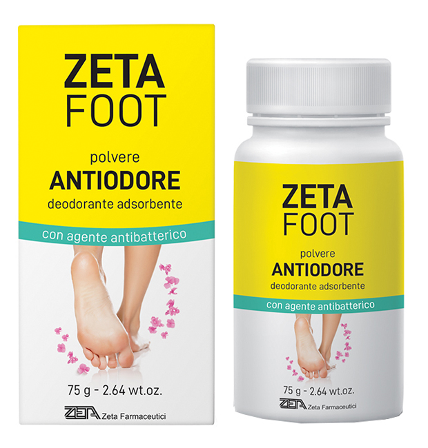 ZETAFOOT POLVERE ANTIODORE 75 G - Farmacia Artemisia di Montecuollo Dott. Angelo snc