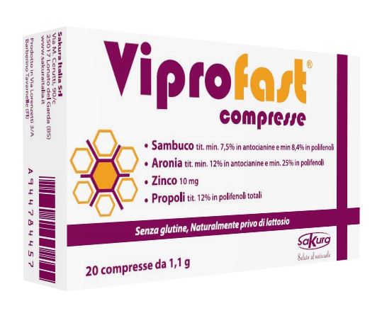 VIPROFAST 20 COMPRESSE - Farmacia Artemisia di Montecuollo Dott. Angelo snc