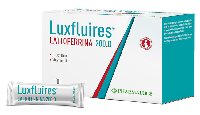 LUXFLUIRES LATTOFERRINA 200D 30 STICK - Farmacia Artemisia di Montecuollo Dott. Angelo snc