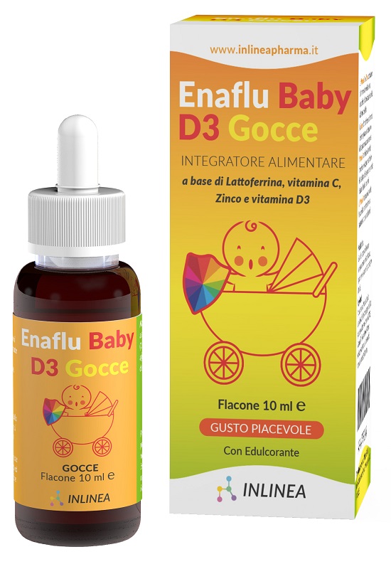 ENAFLU BABY D3 GOCCE 10 ML - Farmacia Artemisia di Montecuollo Dott. Angelo snc
