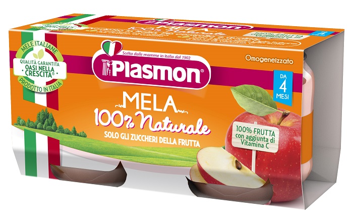 PLASMON OMOGENEIZZATO MELA 2 X 80 G - Farmacia Artemisia di Montecuollo Dott. Angelo snc