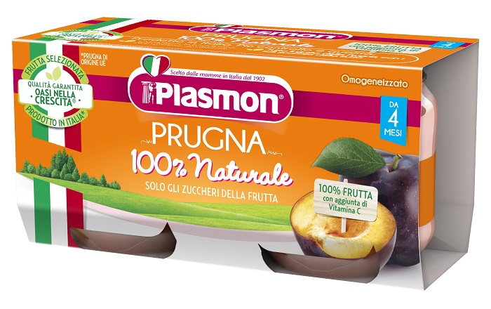 PLASMON OMOGENEIZZATO PRUGNA 2 X 80 G - Farmacia Artemisia di Montecuollo Dott. Angelo snc
