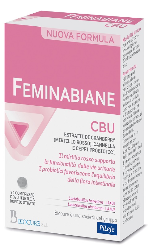 FEMINABIANE CBU 30 COMPRESSE - Farmacia Artemisia di Montecuollo Dott. Angelo snc