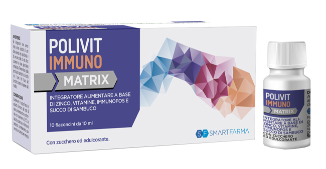 POLIVIT IMMUNO MATRIX 10 FLACONCINI DA 10 ML - Farmacia Artemisia di Montecuollo Dott. Angelo snc