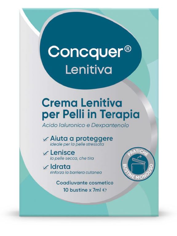 CONCQUER CREMA LENITIVA 10 BUSTINE DA 7 ML - Farmacia Artemisia di Montecuollo Dott. Angelo snc