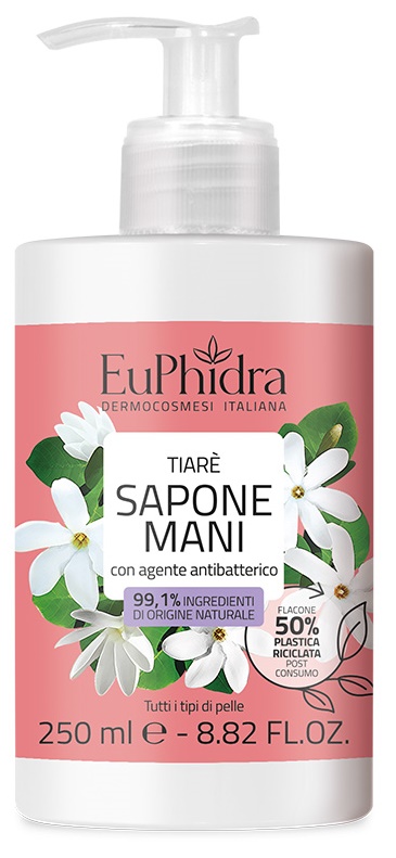 EUPHIDRA SAPONE LIQUIDO TIARE' 250 ML - Farmacia Artemisia di Montecuollo Dott. Angelo snc