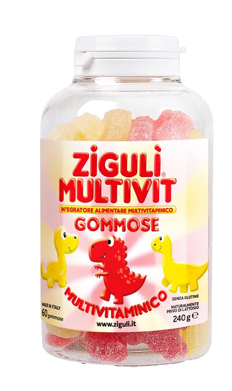 ZIGULI MULTIVIT FRAGOLA E BANANA 60 GOMMOSE - Farmacia Artemisia di Montecuollo Dott. Angelo snc
