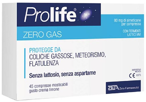 PROLIFE ZEROGAS 45 COMPRESSE - Farmacia Artemisia di Montecuollo Dott. Angelo snc