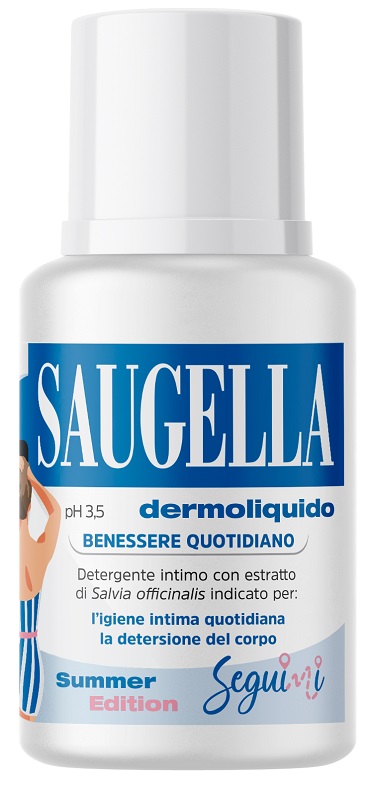 SAUGELLA DERMOLIQUIDO PH 3,5 BENESSERE QUOTIDIANO DETERGENTE INTIMO 100 ML - Farmacia Artemisia di Montecuollo Dott. Angelo snc