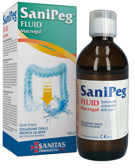 SANIPEG FLUID MACROGOL 480 ML - Farmacia Artemisia di Montecuollo Dott. Angelo snc