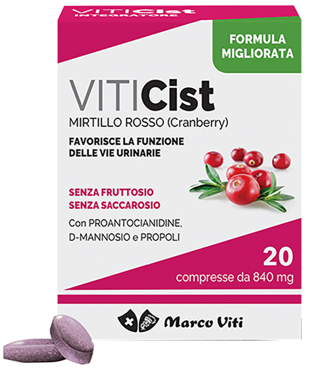 VITICIST MIRTILLO 20 COMPRESSE RIVESTITE - Farmacia Artemisia di Montecuollo Dott. Angelo snc