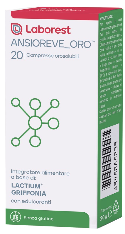ANSIOREVE ORO 20 COMPRESSE - Farmacia Artemisia di Montecuollo Dott. Angelo snc