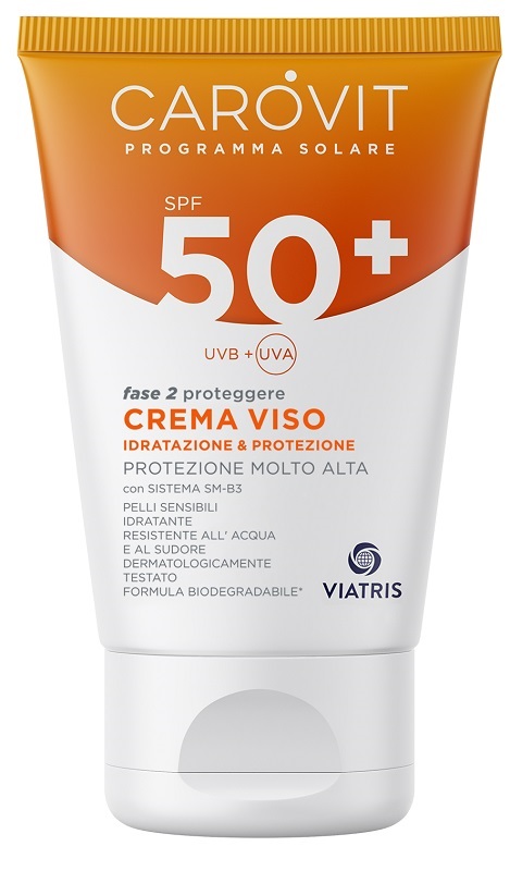 CAROVIT PROGRAMMA SOLARE CREMA VISO SPF50+ 50 ML - Farmacia Artemisia di Montecuollo Dott. Angelo snc
