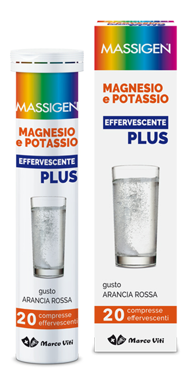 MASSIGEN MAGNESIO POTASSIO PLUS 20 COMPRESSE EFFERVESCENTI - Farmacia Artemisia di Montecuollo Dott. Angelo snc