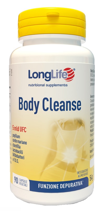 LONGLIFE BODY CLEANSE 90 CAPSULE VEGETALI - Farmacia Artemisia di Montecuollo Dott. Angelo snc